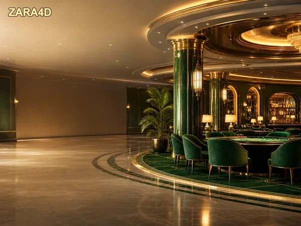 Papan taruhan European Roulette dengan pilihan angka dan warna